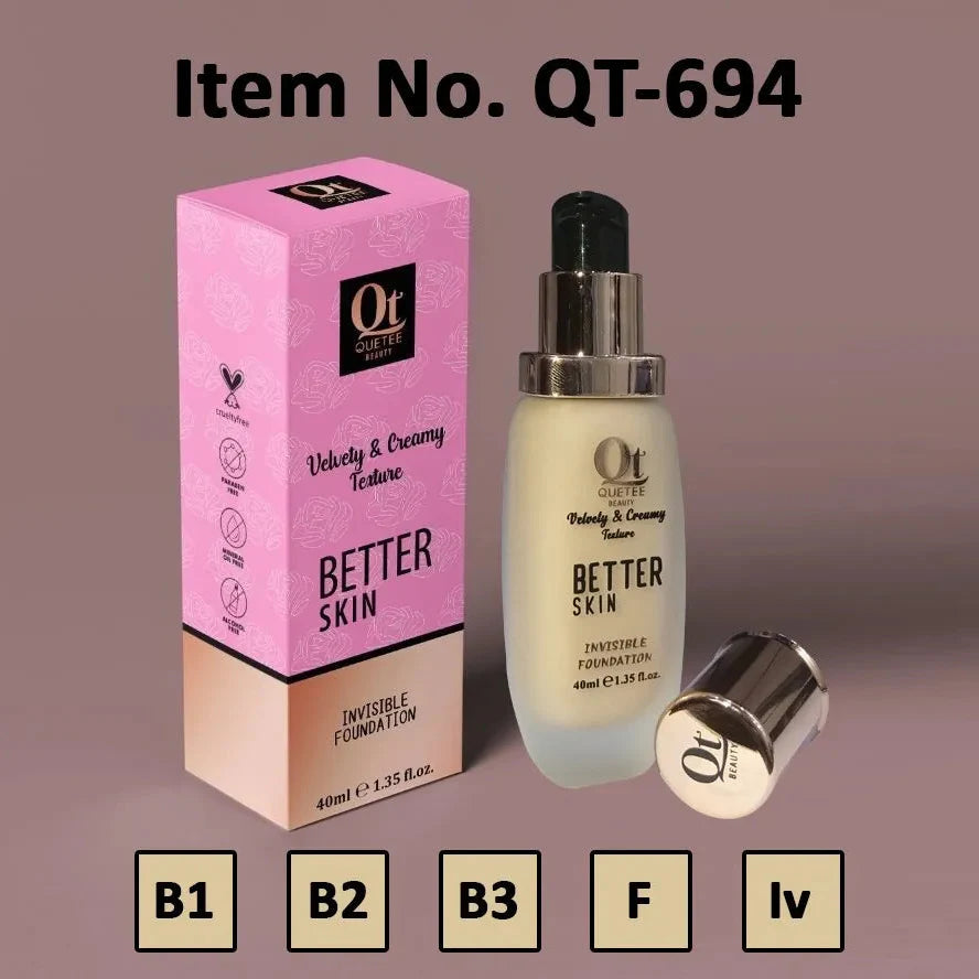 Quetee Beauty Velvet & Creamy Texture Foundation 40ml Quetee