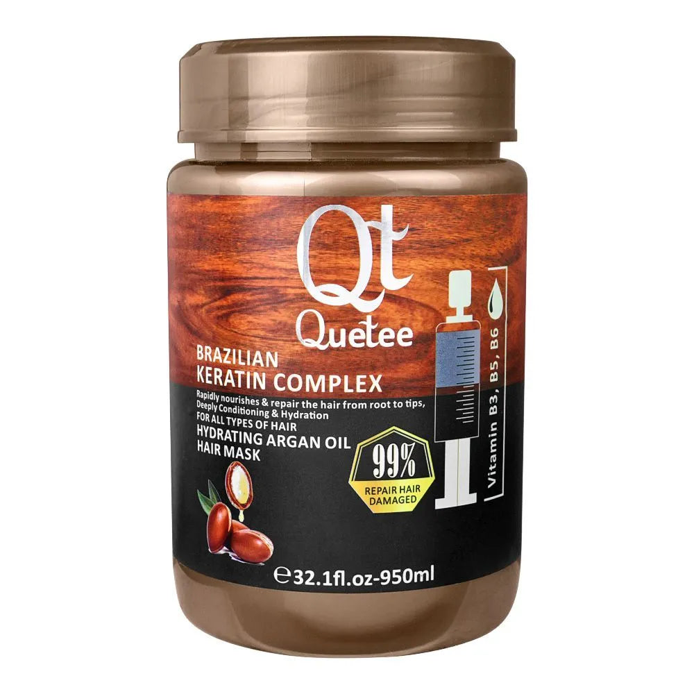 Quetee Brazilian Keratin Complex Hair Mask, 950ml Quetee
