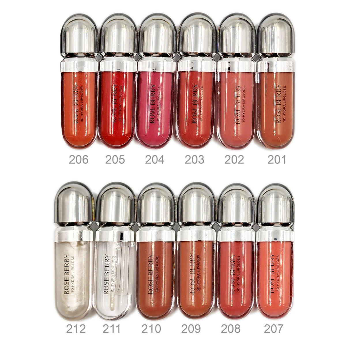 ROSE BERRY Hydra Lip Gloss – 6.5ml (Each) Rose berry