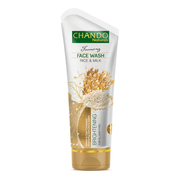 Chando Rice & Milk Brightening Face Wash - 100ml Chando Naturals