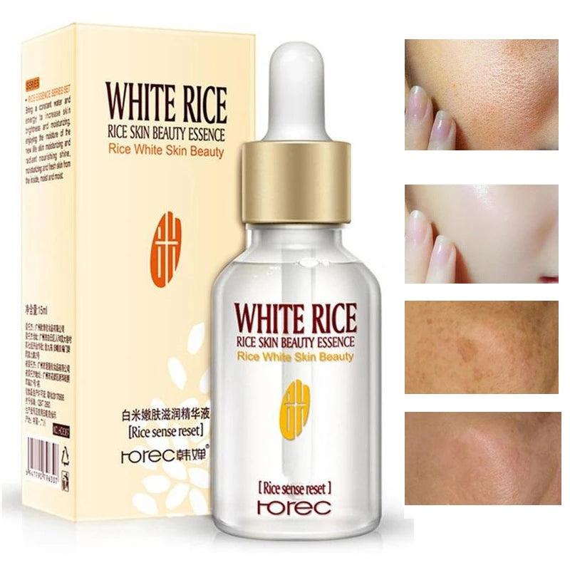 Rorec White Rice Serum Face with Free Sheet Mask Rorec