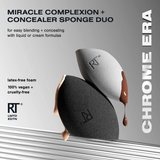 Chrome Era Miracle Complexion + Concealer Sponge Duo