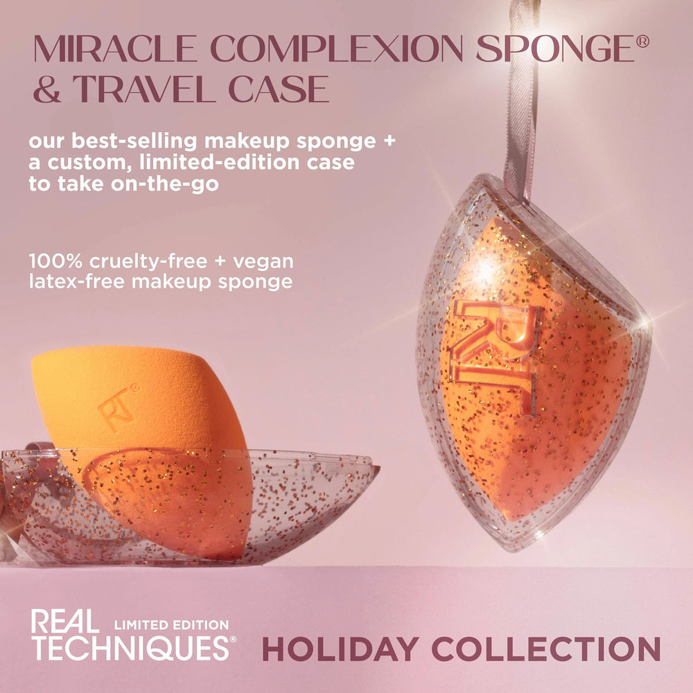 Limited Edition Miracle Complexion Sponge & Travel Case Ornament Cosmia