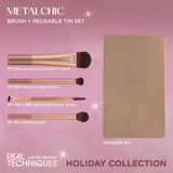 Metalchic Brush + Reusable Tin Set