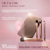 Metalchic Brush + Reusable Tin Set