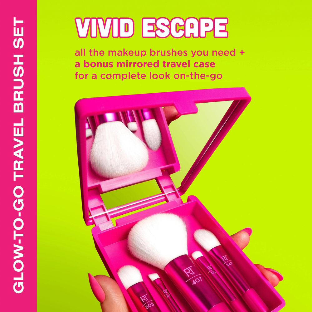 Vivid Escape Glow-To-Go Travel Brush Set Cosmia