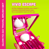 Vivid Escape Glow-To-Go Travel Brush Set