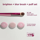 Brighten + Blur Brush + Puff Set
