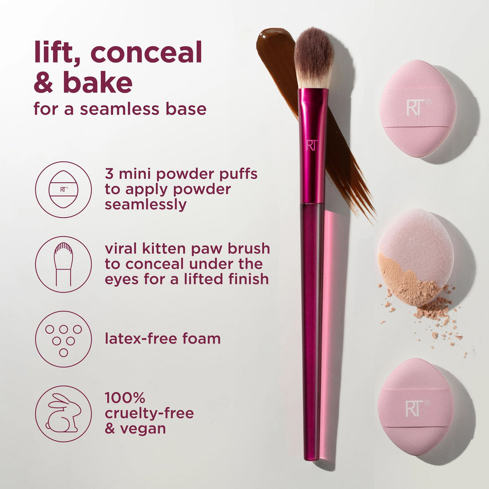 Brighten + Blur Brush + Puff Set Cosmia