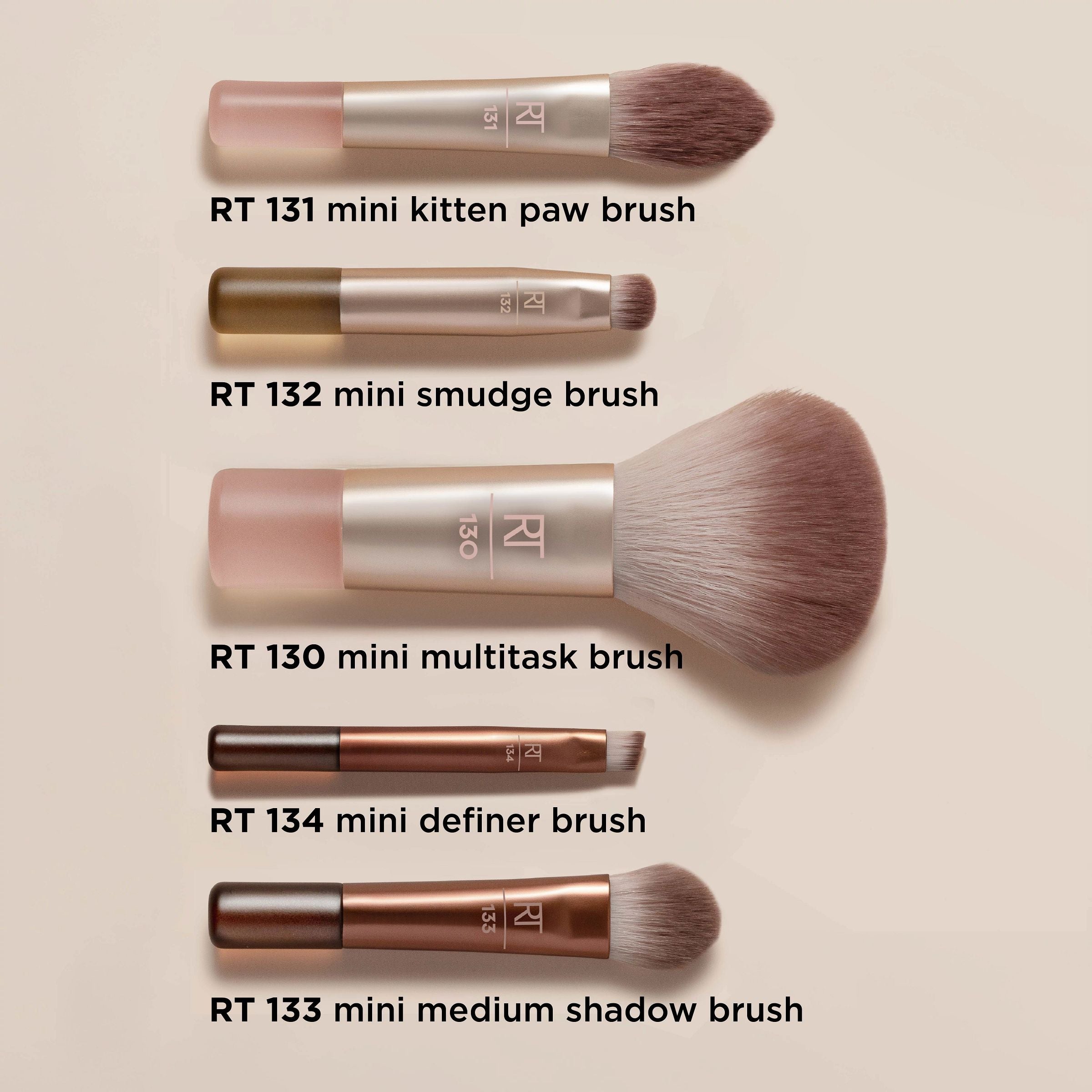 New Nudes 2.0 On-The-Glow Mini Brush Set + Mirrored Compact
