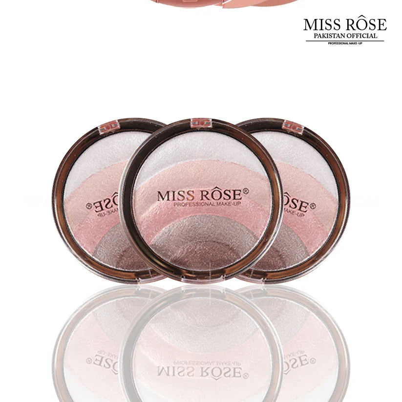 MISS ROSE 5 in 1 Eye Shadow & Highlighter Palette Miss Rose