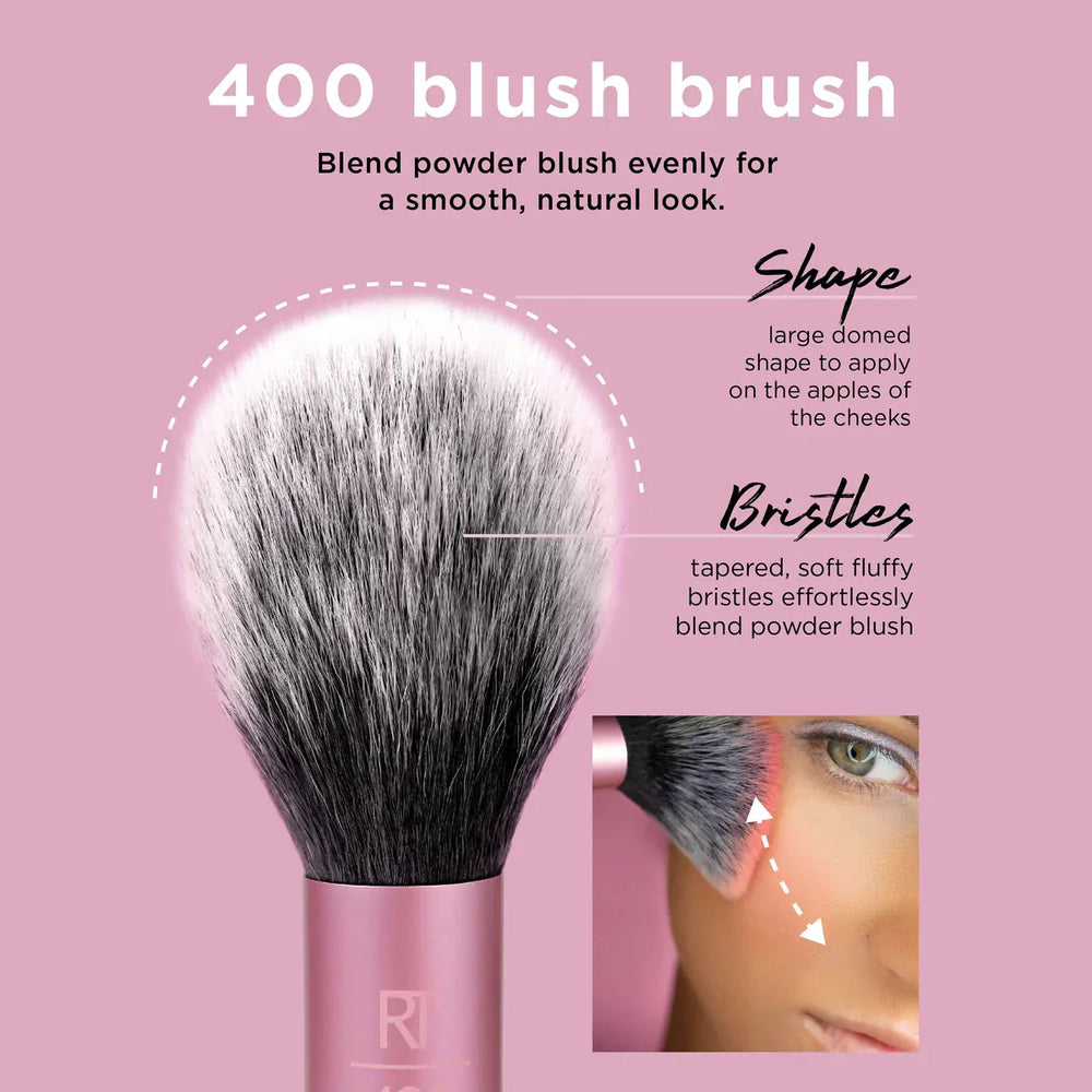 Real Techniques Ultra Plush Blush Cheek Makeup Brush Real Technique