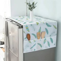 Fridge Dust Cover With Storage Pockets Cosmia.pk
