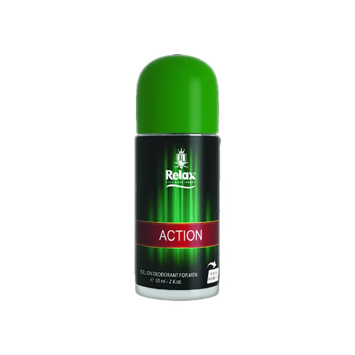 Relax Action Deodorant roll on for Men - 60ml Relax