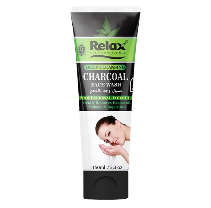 Relax Feel Confidence Whitening Charcoal Face Wash - 150ml Relax