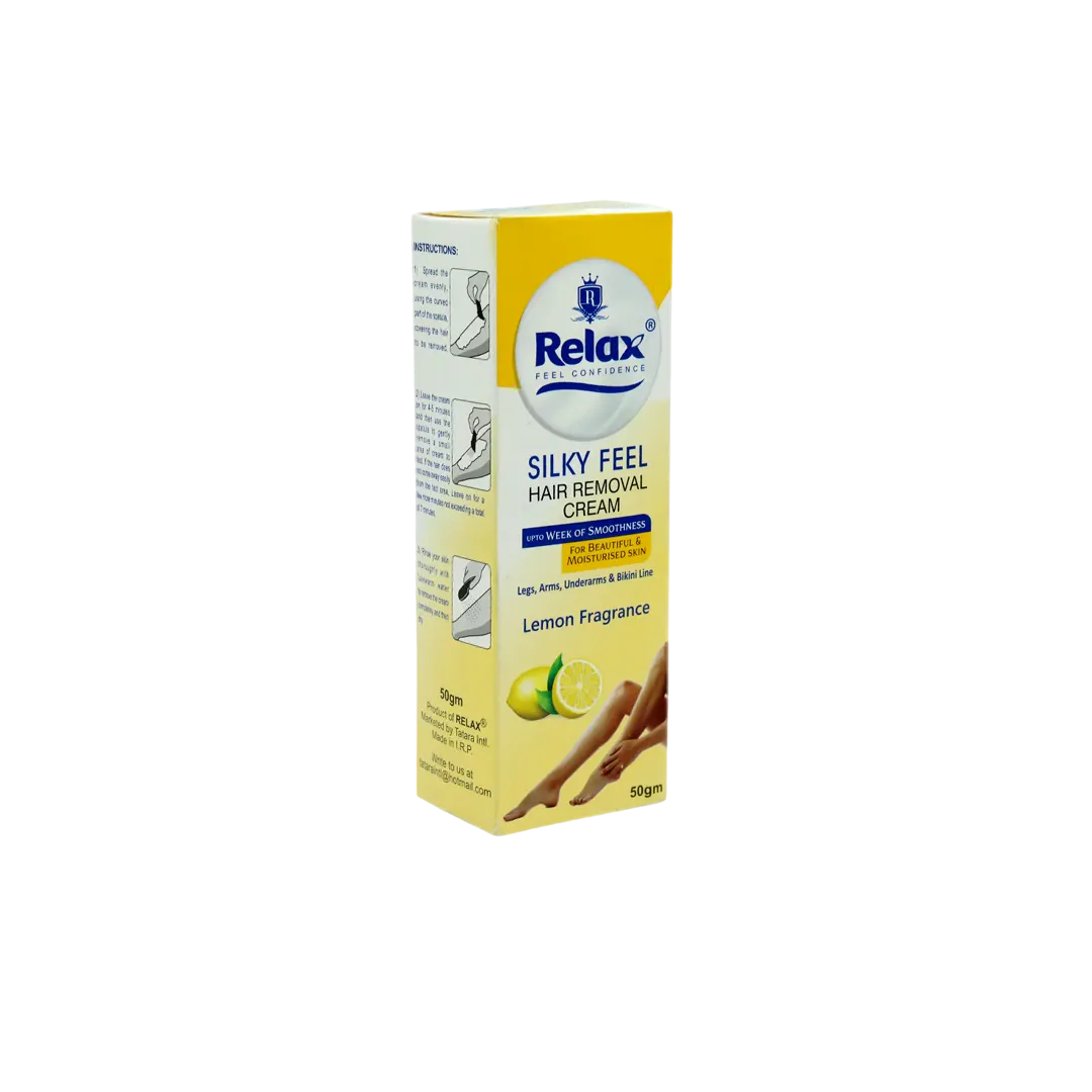 Relax Silky Feel Lemon Hair Removing Cream - 50g Relax
