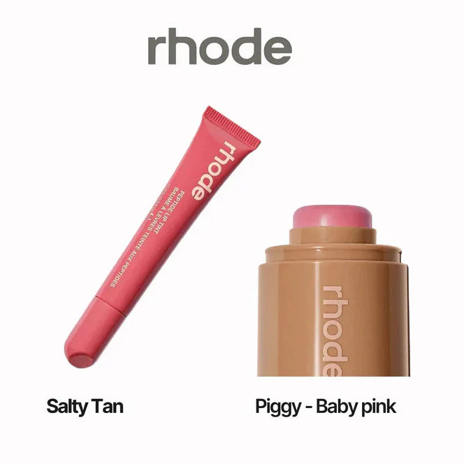 Rhode Blush And Peptide Lip Tint Duo Rhode