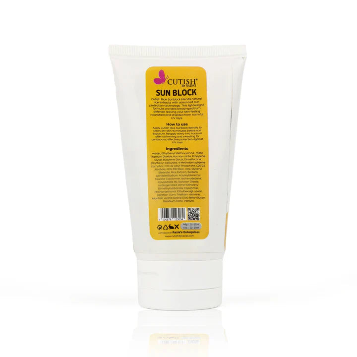 Cutish Rice Sunblock 120ml Cutish