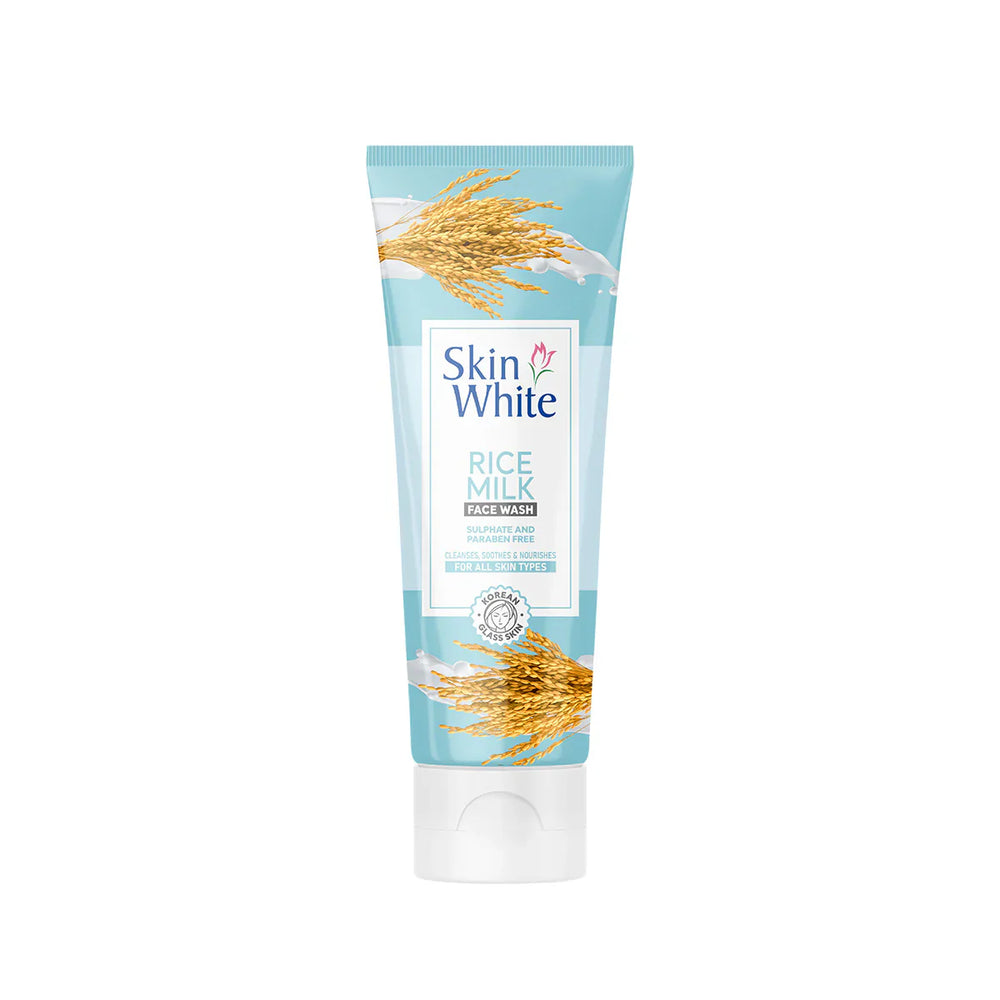 Skin White Rice Milk Face wash (Sulphate & Paraben Free) Skin White