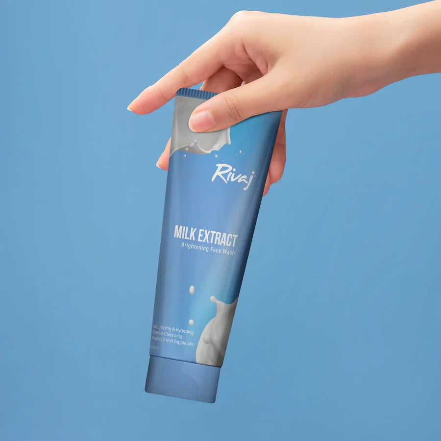 Rivaj Milk Extract Brightening Face Wash Rivaj