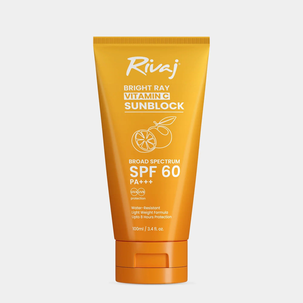 Rivaj UK Vitamin C Sun Block SPF60 Rivaj
