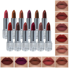 Romantic Bird Velvet Matte Lipstick Set - 12 Pcs Romantic Bird