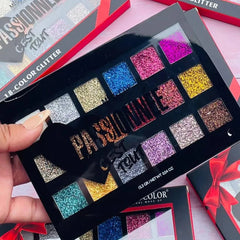 Romantic Color 18 colors Glitter Palette Romantic Color