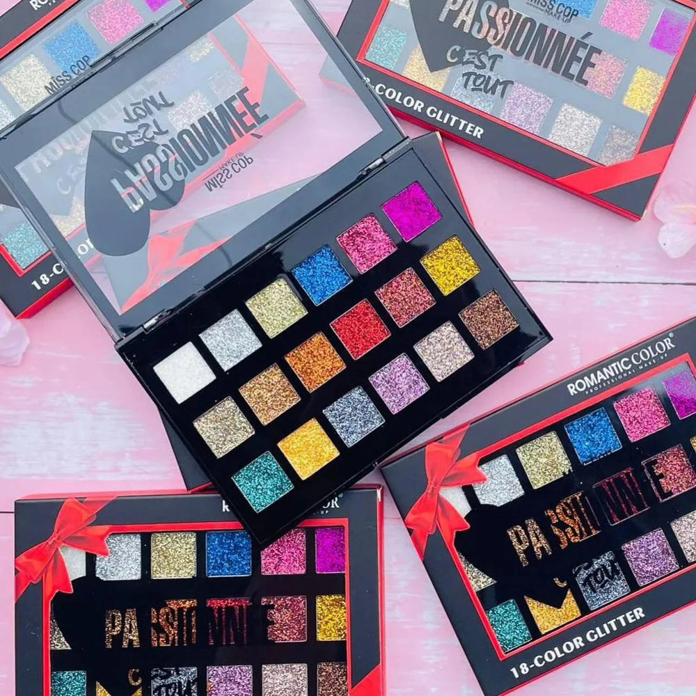 Romantic Color 18 colors Glitter Palette Romantic Color