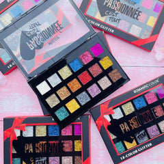 Romantic Color 18 colors Glitter Palette Romantic Color