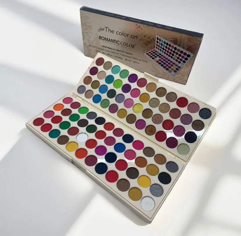 Romantic Color Eyeshadow Kit (48 matte & 48 shimmer color) Romantic Color