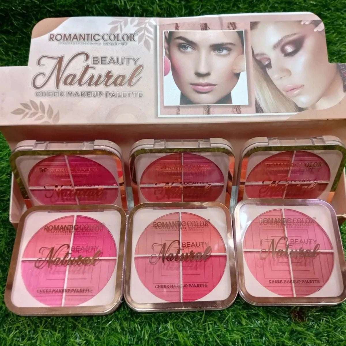 Romantic color 4 in 1 blushon Palette Each Romantic color