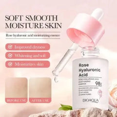 BIOAQUA Hyaluronic Acid Rose Face Serum - 30ml Bioaqua