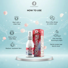 Charisma Cosmetics Rose Water Toner - 120ml Charisma Cosmetics