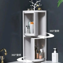 Rotatable Corner Bathroom Organizer Cosmia.pk