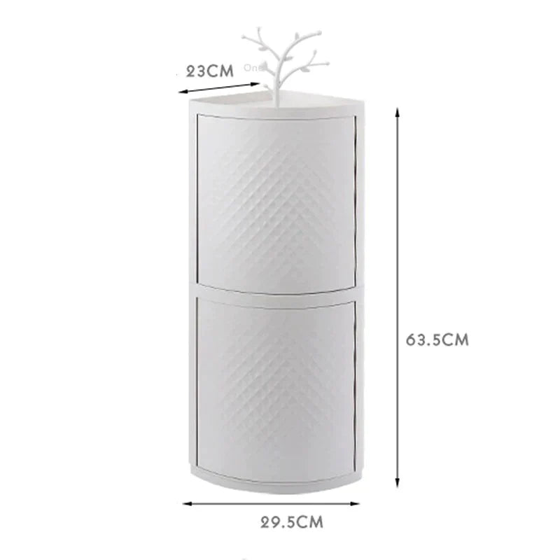 Rotatable Corner Bathroom Organizer Cosmia.pk