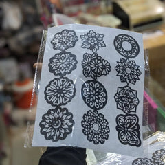 Round Sticker Mehndi – Palm Design Cosmia.pk
