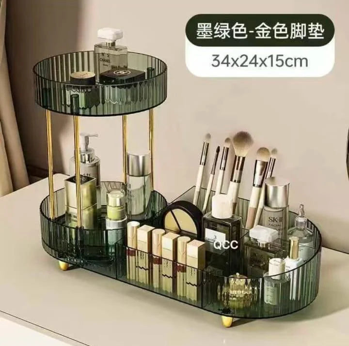 Two-Tier makeup Crystal Organizer Cosmia