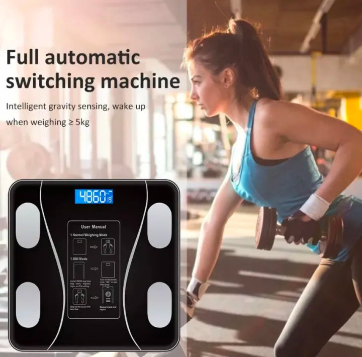 Bluetooth Smart Scale Digital Weight Scale Highly Accurate Body Weight Cosmia.pk