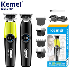 Kemei KM-2281 Electric Hair Clipper – Dual-Tone Stylish Design, USB Kemei