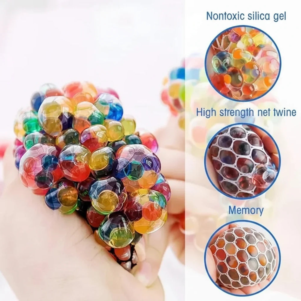 Mesh Squishy Stress Relief Squeeze Grape Balls – Each Cosmia.pk