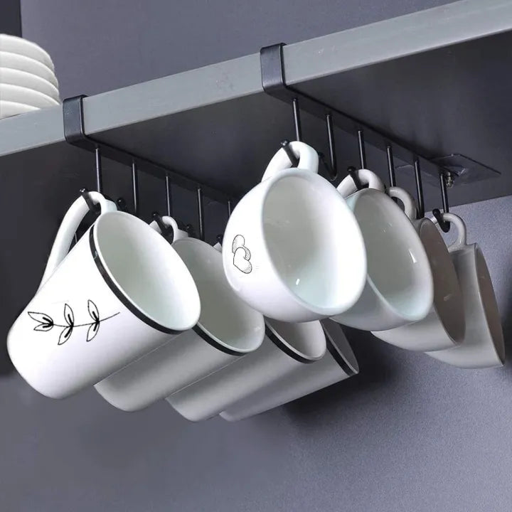 6 Hook Coffee Cup Mug Holder Cosmia.pk