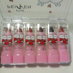 6 Pcs Beautiful Pocket Size Lipstick Tuzki
