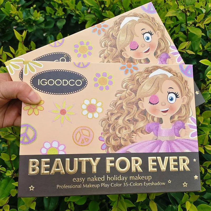 Igoodco Beauty For Ever 35 Color Eyeshadow Palette Igoodco
