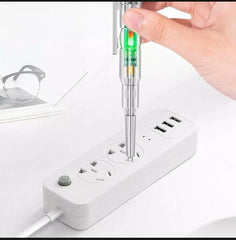 Intelligent Voltage Tester Pen AC/DC 24-250V Indicator - Each Cosmia.pk