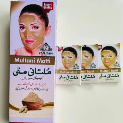 Zam Zam Multani Mitti – 24 Sachets Box Zam Zam