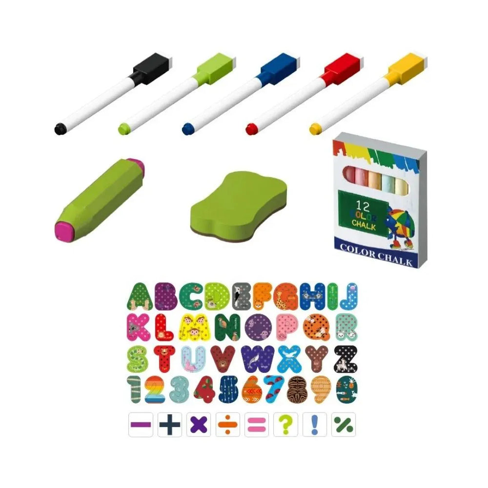 Artist Easel Drawing Board for Kids Dual Sided Magnetic with Painting Cosmia.pk