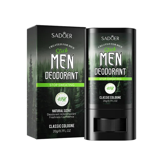 SADOER Men's Anti Sweating Cream Stick Deodorant Classic Cologne Sadoer