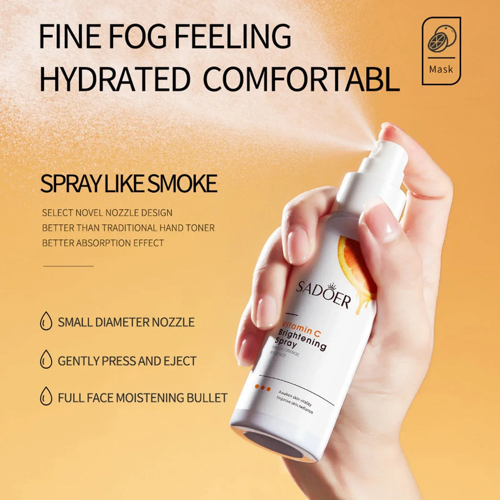 SADOER Vitamin C Brightening Face Moisturizing Spray 100ML Sadoer