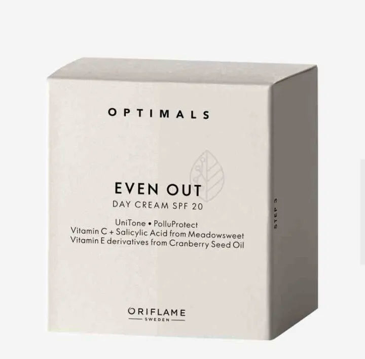 Oriflame Even Out Day Cream SPF 20 – Brightening & Protective Daily Moisturiser - 50ml Oriflame
