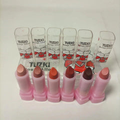 6 Pcs Beautiful Pocket Size Lipstick Tuzki